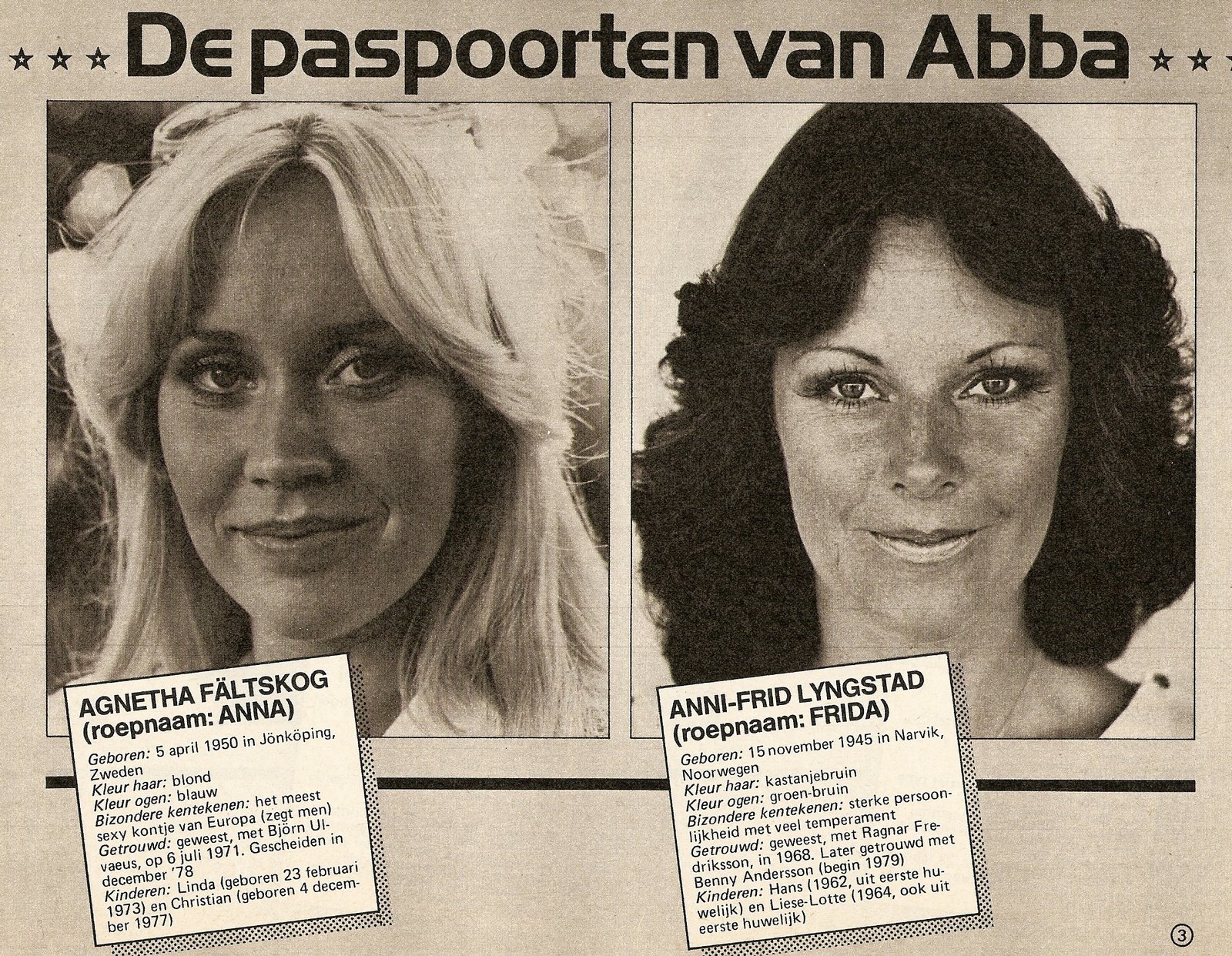 Agnetha 002685 press